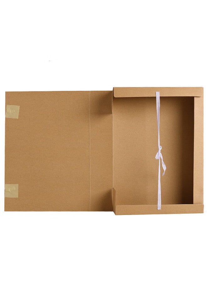 Trnfa Tn-Da3003 Imported Acid-Free Thick Cowhide Paper File Box/A4 Document Box 10-Pack Acid-Free Information Box/Classic Pure Pulp 3Cm Wide - Image 3