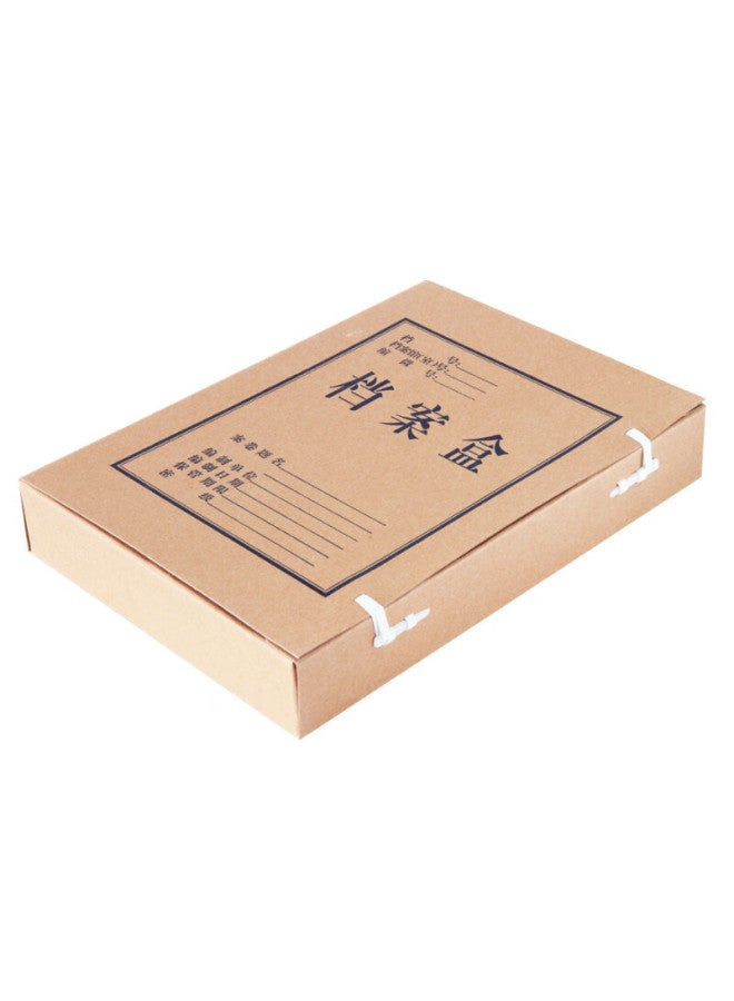 Trnfa Tn-Da3003 Imported Acid-Free Thick Cowhide Paper File Box/A4 Document Box 10-Pack Acid-Free Information Box/Classic Pure Pulp 3Cm Wide - Image 4