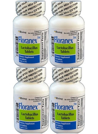 Floranex Probiotic 2 Million Cfu Lactobacillus Acidophilus For Colon Digestive Health Generic For Lactinex Shelf Stable No Refrigeration 50 Tablets Per Bottle 4 Pack - pzsku/Z34AE9C93AD9981162C16Z/45/_/1695133847/011d3b38-891a-4dd1-af49-4415a0020c28