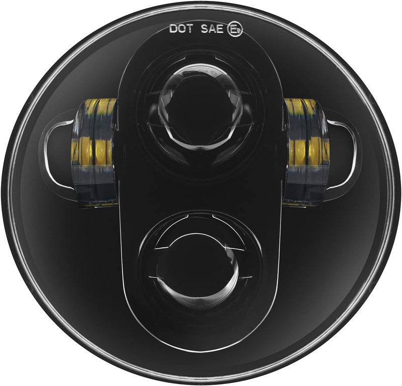 HOGWORKZ® 5.75 Inch LED Headlight - Daymaker Replacement for Harley Davidson Dyna Sportster Softail - Black - Image 1