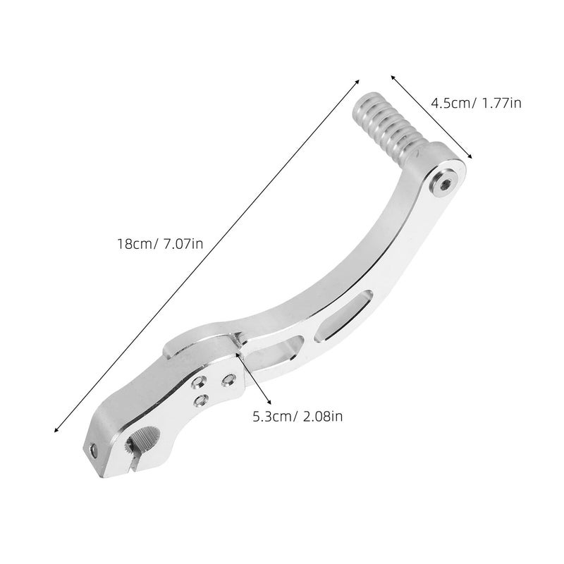 Aluminum Alloy Motorcycle Gear Shifter Lever Replacement Part For Off Road Dirt Bike Silver - Image 3