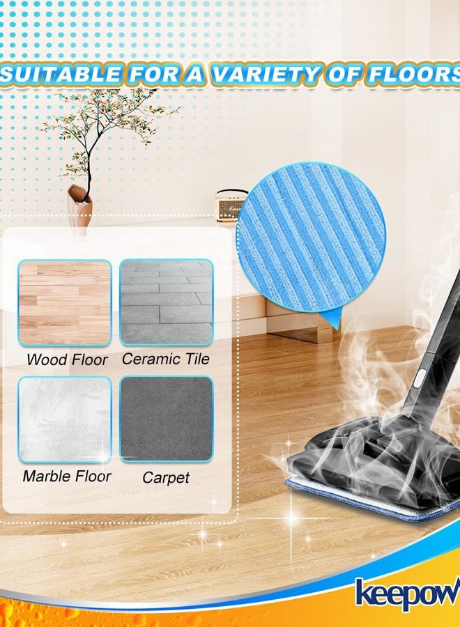 KEEPOW Microfiber Pads for Dupray Neat Steam Cleaner 6 Pack Washable Pads - Image 3