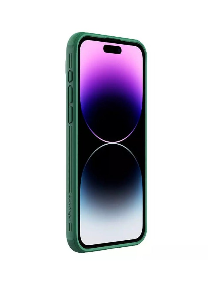 Nillkin CamShield Pro Magnetic Cover Case for Apple iPhone 15 Pro (6.1") - Dark Green - Image 5