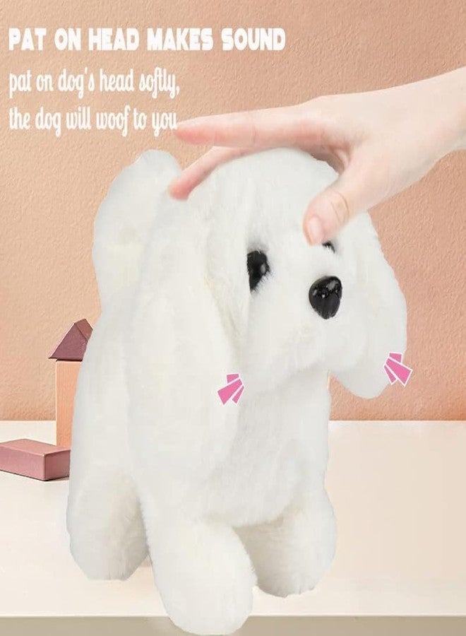ZEXREL Jumping Dog Wiggling Tails, Walking Dog Toy with Sounds, Twitching Mouth and Nose, Educational Interactive Dog Toy for Baby Kids Children- (White-Brown Dog) - Image 4