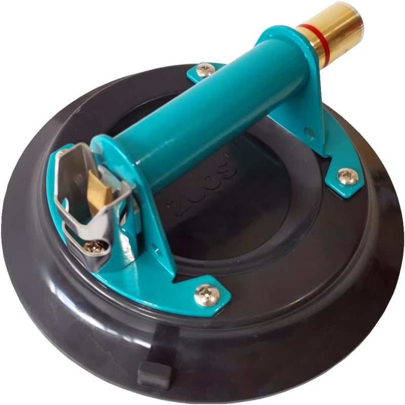 ZUOS 9" Vacuum Concave Suction Cup for Granite & Glass Lifting, Glass Suction Cup Vacuum Glass Lifter with Metal Handle and Brass Pump,750lbs Load Capacity - Image 1