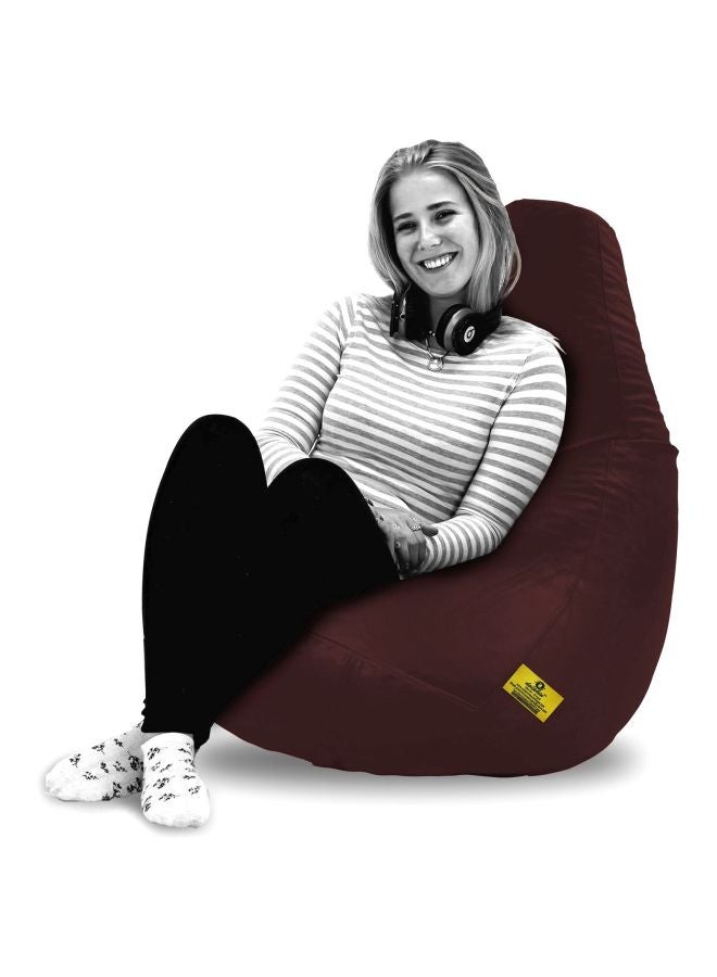 Dolphin Polystyrene Bean Bag Brown - Image 3