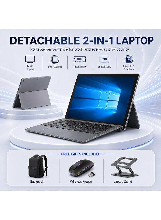 لابتوب الأعمال عالي الأداء شاشة 15.6 بوصة معالج كور i5 رام 8 جيجابايت هارد 512 جيجابايت اس اس دي كارت شاشة منفصل 2 جيجابايت مع 3 هدايا مجانية حقيبة وماوس وحامل لابتوب - Image 1