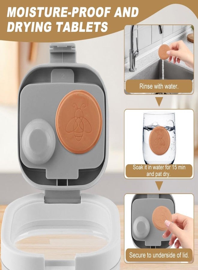 WeiLingBo Brown Sugar Container with Spoon, Brown Sugar Keeper Storage Container Airtight, Coffee and Dry Food Storage Containers - Image 3