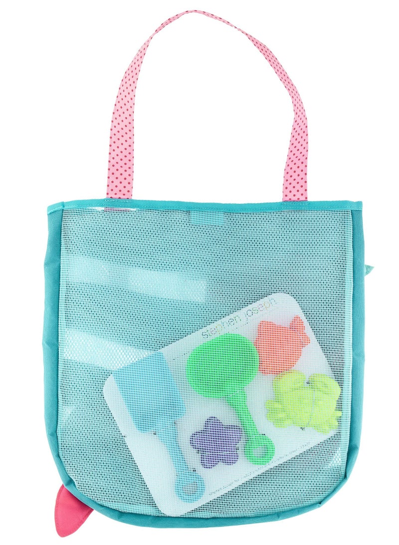 ستيفن جوزيف Beach Tote with sand toy play set-  Mermaid - Image 3