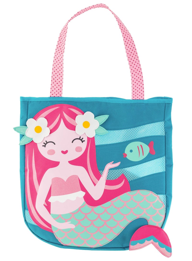 ستيفن جوزيف Beach Tote with sand toy play set-  Mermaid - Image 2