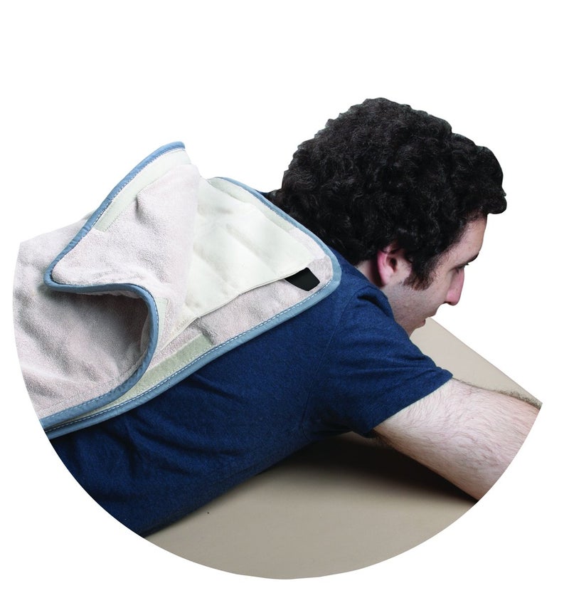 Point Relief Relief Pak111314 Moist Heat Pack to ease Aches and Pains from arthritis back pain muscle strains stiff neck sprains stiff joints bruises general soreness and spasms SpineSmall Size  10 x 18 - Image 2