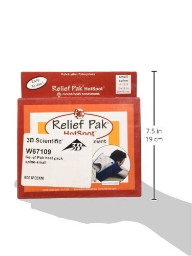 Point Relief Relief Pak111314 Moist Heat Pack to ease Aches and Pains from arthritis back pain muscle strains stiff neck sprains stiff joints bruises general soreness and spasms SpineSmall Size  10 x 18 - Image 3