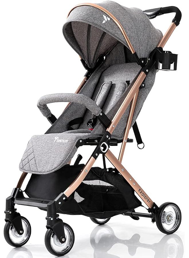 erorex Explorer Travel Stroller Premium Stroller Air Cabin Friendly Easy To Fold Wide Seat Base Multi - Image 1