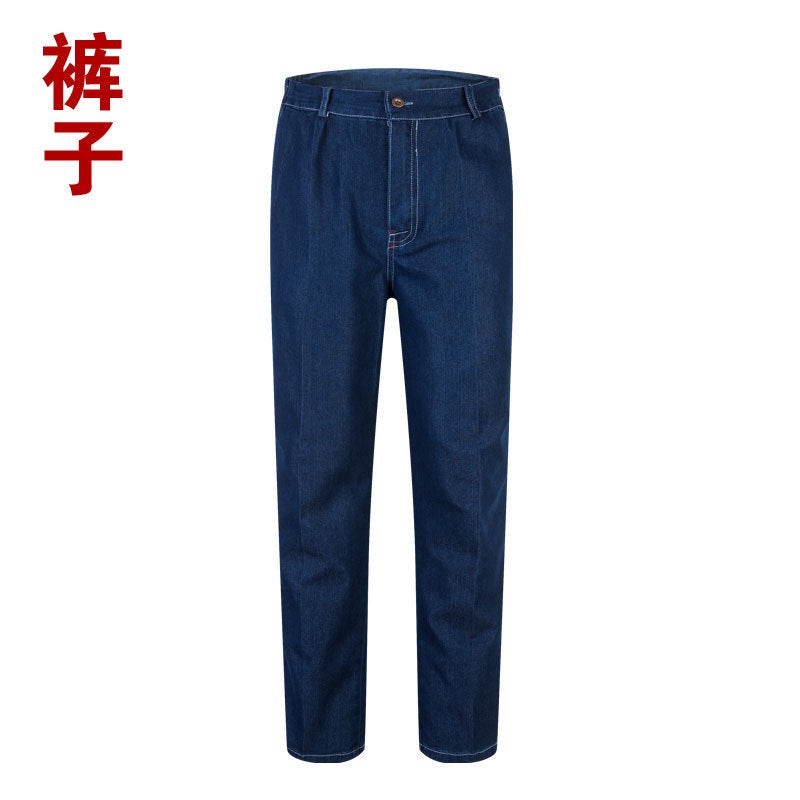 Summer Denim long sleeve welding electrician welder thin breathable labor protection clothing overalls suit mens top pants 5051 pants 