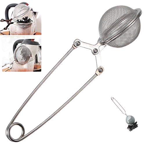 Perfect Pricee Stainless Steel Spoon Tea Leaves Herb Mesh Ball Infuser Filter Squeeze Strainer - Image 1