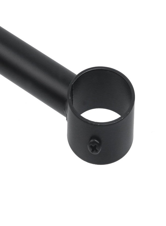 Nicerity 3 Pcs Black Ceiling Mount Shower Curtain Rod Stainless Steel Hanging Shower Curtain Rods from Ceiling with Screw, 15.74"/400mm - Image 5