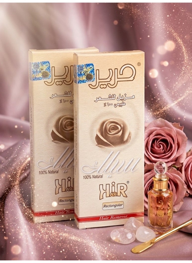 2 عبوه من سويت حرير الطبيعي لإزالة الشعر بدون الم