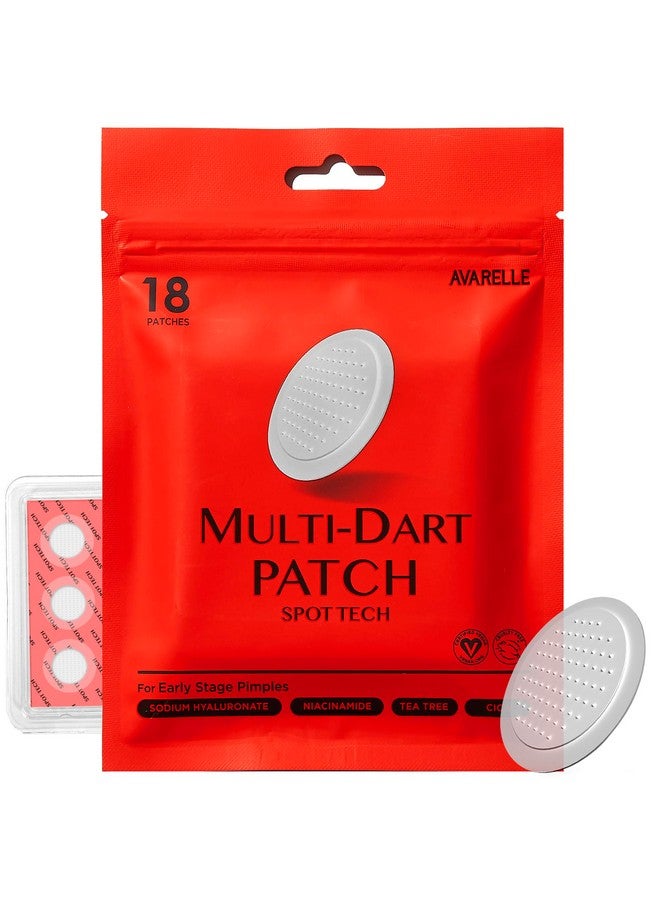 AVARELLE Multidart Spot Tech Microneedle Patch By Avarelle Acne Patches For Earlystage Blemish Stubborn Deep Rooted Pimples Facial Skin Acne Dots For Spots Cruelty Free Certified Carbonfree(18 Ct) - Image 1