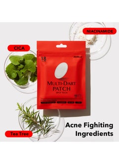 AVARELLE Multidart Spot Tech Microneedle Patch By Avarelle Acne Patches For Earlystage Blemish Stubborn Deep Rooted Pimples Facial Skin Acne Dots For Spots Cruelty Free Certified Carbonfree(18 Ct)  - Image 4
