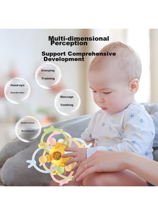 Doctor Ma Dr. Ma Manhattan Teething Ball Toy, Baby Teether, Manhattan Ball, Infant Teething Chew Toy, Hx3302 - Image 1