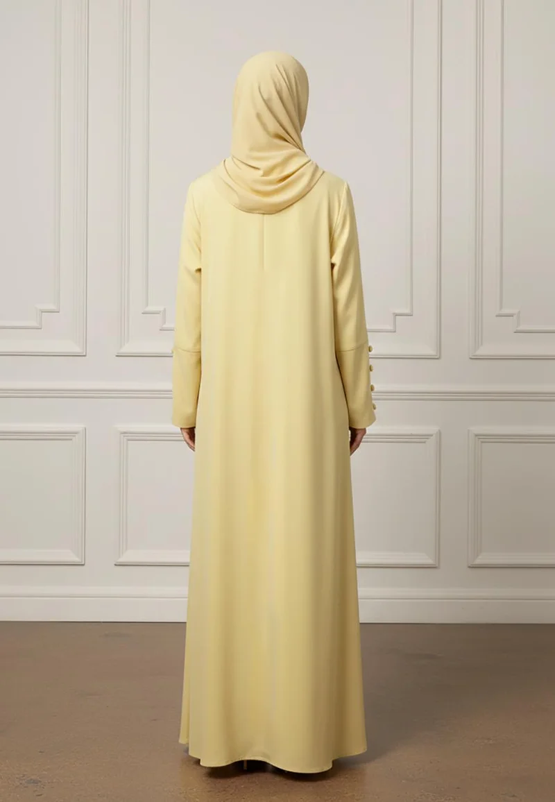 Nukhbaa  Buttoned Blazer Abaya-940 for Women | Best Price UAE