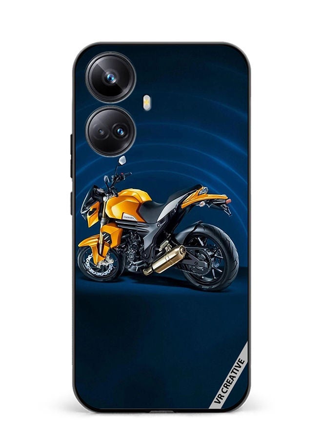 VR CREATIVE Protective Case Cover For Realme 10 Pro Plus Bike Design Multicolour - Image 1