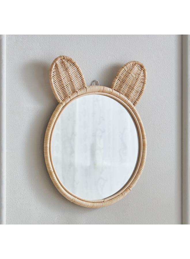 Home Box Wicker Mirror 32X32X2 Cm - Image 1