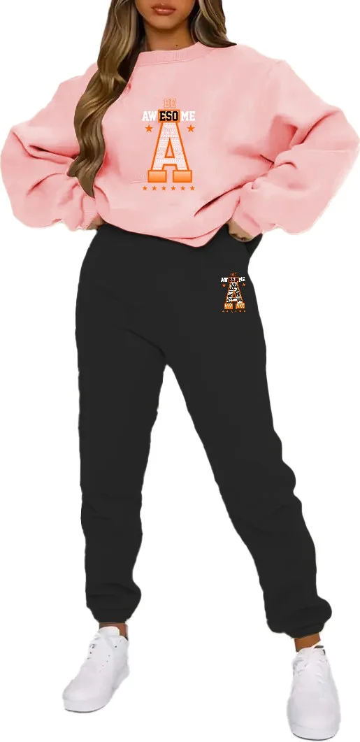 دوغ فش Tracksuit Oversize Avesome Printed Tracksuit Pink
