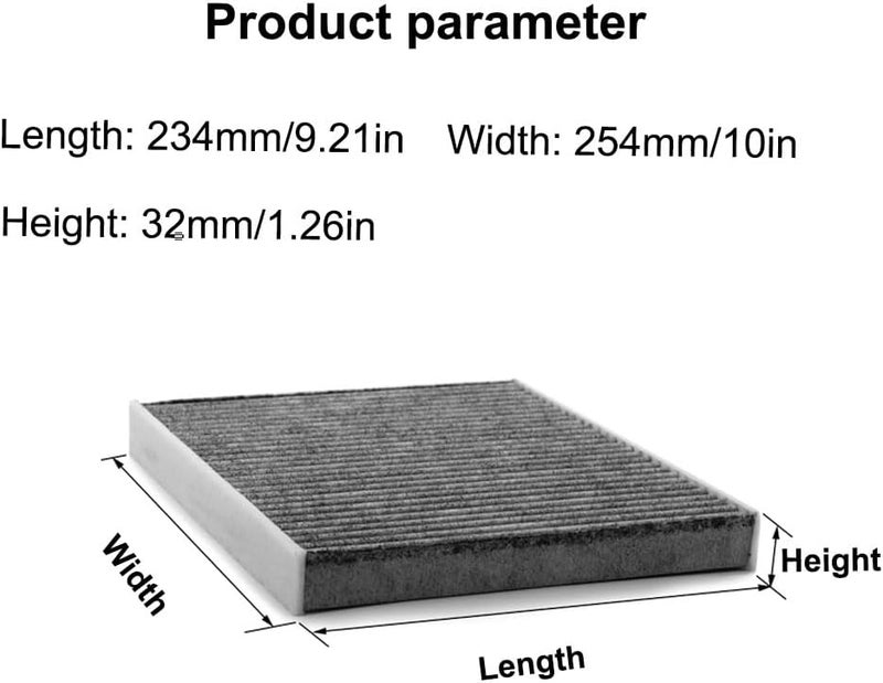 Vuzmode Car Cabin Air Conditioning Filter for TT Roadster FV9 - Image 2