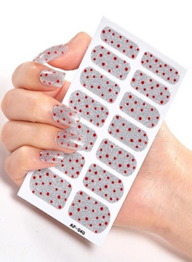 خيشة 14- قطعة لاصق للاظافر بألوان عصرية - Image 1