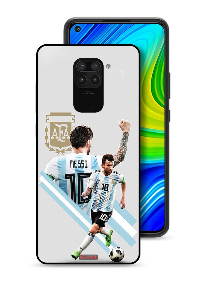 Tolwak Xiaomi Redmi Note 9 Protective Case Cover Leo Messi Art - Image 1