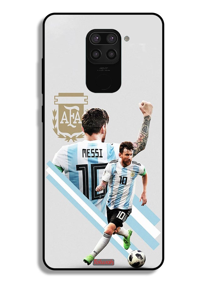 Tolwak Xiaomi Redmi Note 9 Protective Case Cover Leo Messi Art - Image 2