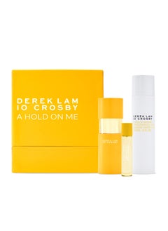 Derek Lam Derek Lam 10 Crosby - A Hold On Me - 3 Pc Gift Set - 3.4 Oz Oz Eau De Parfum, 0.3 Travel Spray, And 8 Oz Fragrance Mist - Bright, Exotic Scent For Women - Crisp Pimento Berry And Sweet Tiger Lily 