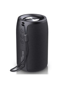 Zealot Portable Bluetooth Speakers, Waterproof Speaker IPX5, Mini Wireless Speaker, S32 Upto 12H Playtime, Stereo Pairing, MIC/TF Card/USB/AUX for Home/Outdoor Competible for iOS Andriod Black  - Image 1