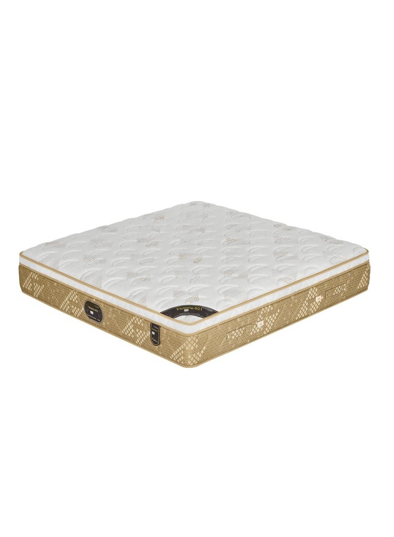 BACK CARE Victoria Gold Mattress from the Golden Collection by Back Care - Equal Support for All Body Areas with Superior Spinal Comfort, Advanced Motion Isolation, and Innovative Ventilation System for a Restful and Healthy Sleep 200x120x33 cm - Image 1