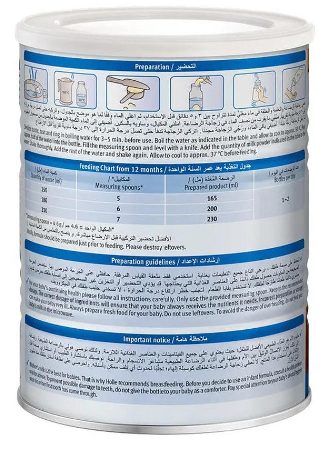 Holle Organic Growing Up Milk 3 Infant Formula 400G - Image 3