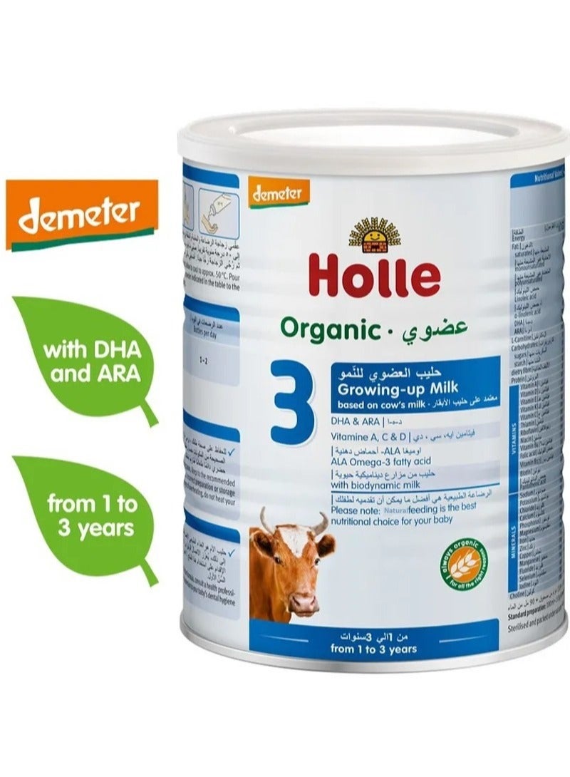 Holle Organic Growing Up Milk 3 Infant Formula 400G - Image 4
