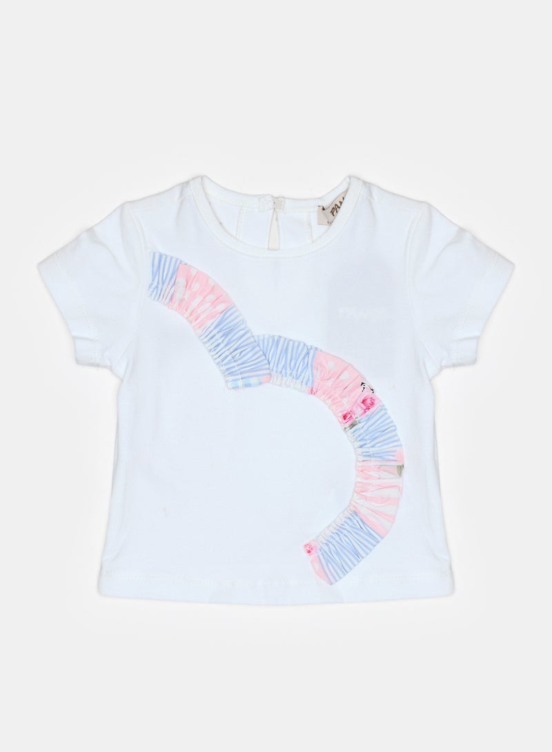 Panco Baby Girls FAIRY TALE Ruffle Detailed T-Shirt - Image 1