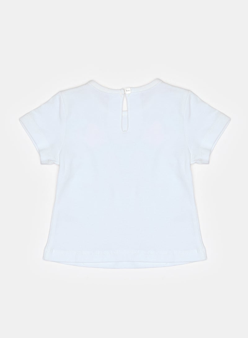 Panco Baby Girls FAIRY TALE Ruffle Detailed T-Shirt - Image 2