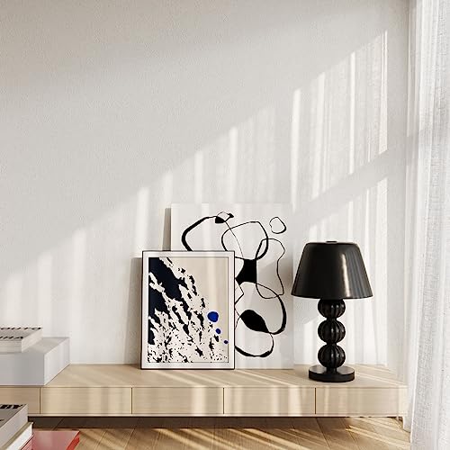 Stickyart Extra Thick White Concrete Wallpaper Peel and Stick Modern 12"x160" Paintable Wallpaper Plaster Textured Embossed Wall Paper Removable Cement Concrete Contact Paper for Bedroom Living Room - Image 5