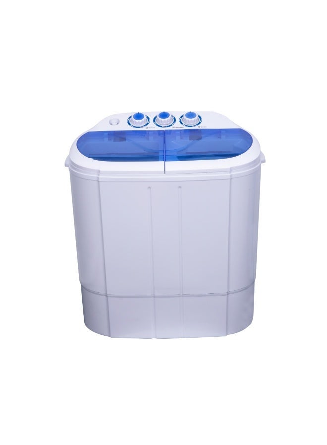 STARGOLD Twin-Tub Washing Machine 3.5kg Portable Semi-Automatic Washer Spin Dryer Compact Laundry Machine IPX4, SG-WM852TD - Image 1