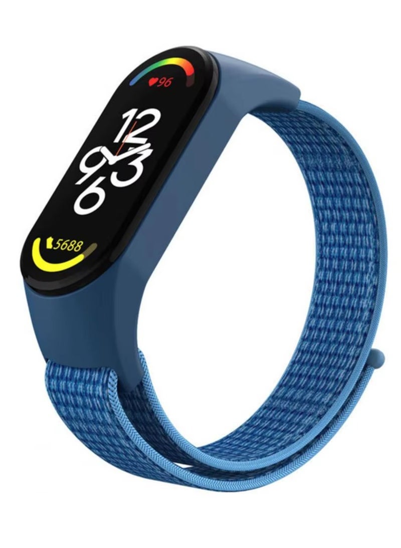 ten.tech Bracelet for Xiaomi Mi Band 7/Mi Band 6/Mi Band 5, Nylon Watch Strap, Adjustable Sports Replacement Strap, Compatible with Xiaomi Mi Band 6/Mi Band 5/Mi Band 7/Amazfit Band 5 - Image 3