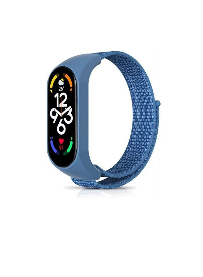 ten.tech Bracelet for Xiaomi Mi Band 7/Mi Band 6/Mi Band 5, Nylon Watch Strap, Adjustable Sports Replacement Strap, Compatible with Xiaomi Mi Band 6/Mi Band 5/Mi Band 7/Amazfit Band 5 - Image 1