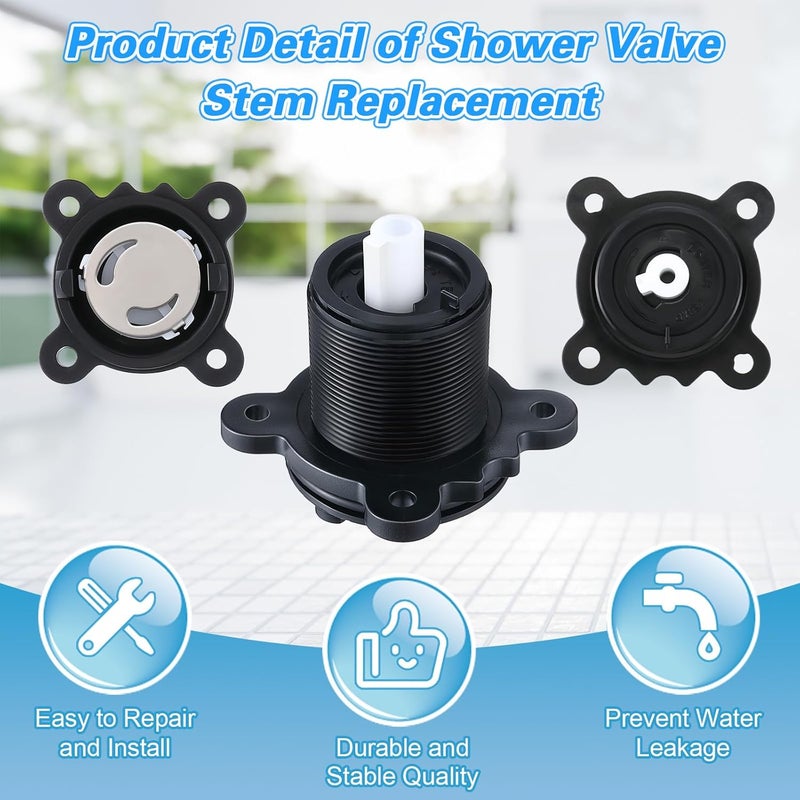 Dreyoo Valve Stem Assembly Only Compatible with 971-2500, Shower Cartridge Sub Assembly Compatible with Pfister 0X8/JX8/VB8/JV8 Deep Casting Valves, for Single Handle Tub and Shower Faucets - Image 5