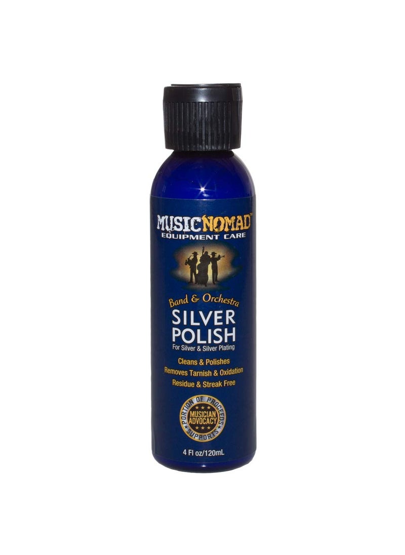 MusicNomad MusicNomad Silver Polish for Silver  SilverPlated Instruments 4 oz MN701  - Image 1