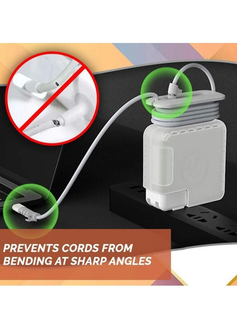 Cord Organizer and Protective Case for 60W/61W/67W MacBook Charger - Travel Cable Management for MagSafe USB-C Power Adapter - Image 2