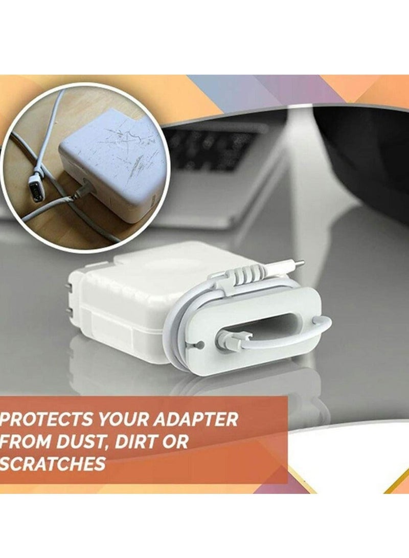 Cord Organizer and Protective Case for 60W/61W/67W MacBook Charger - Travel Cable Management for MagSafe USB-C Power Adapter - Image 3