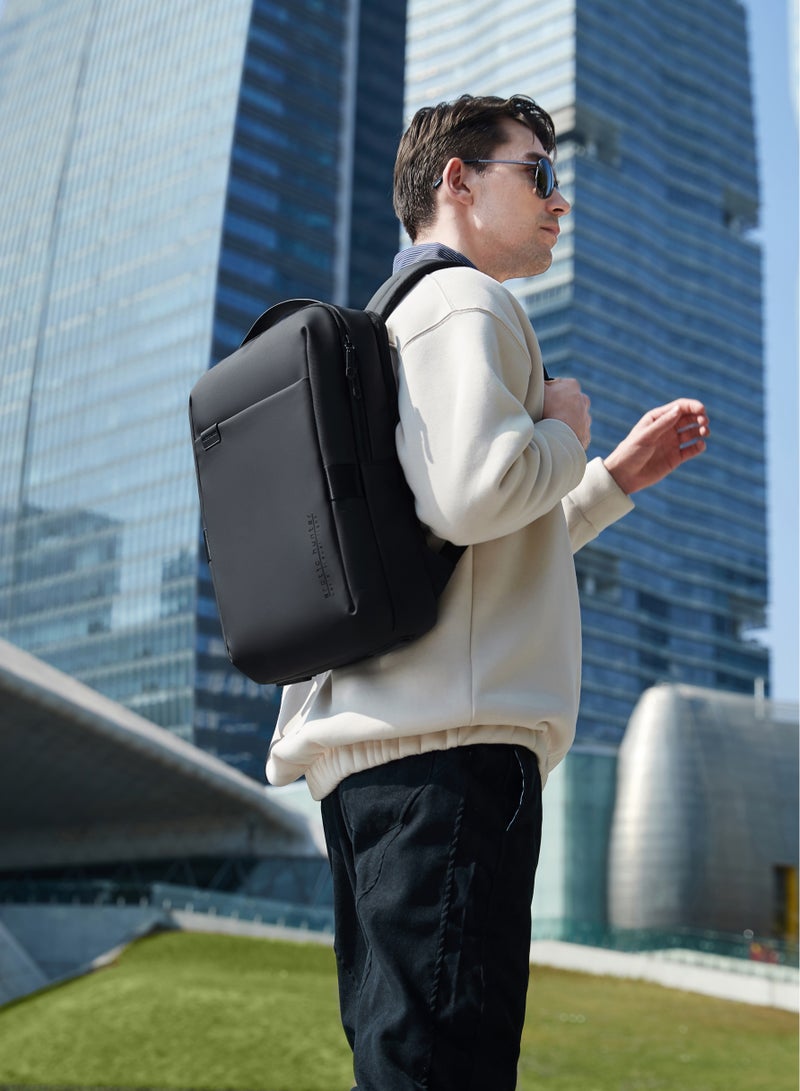 أركتيك هانتر شنطة ظهر للاب توب مقاومة للماء للجنسين 15.6 بوصة من البوليستر حقيبة كتف للسفر حقيبة ظهر للرجال والنساء اركتيك هانتر B00574 - اسود - Image 2