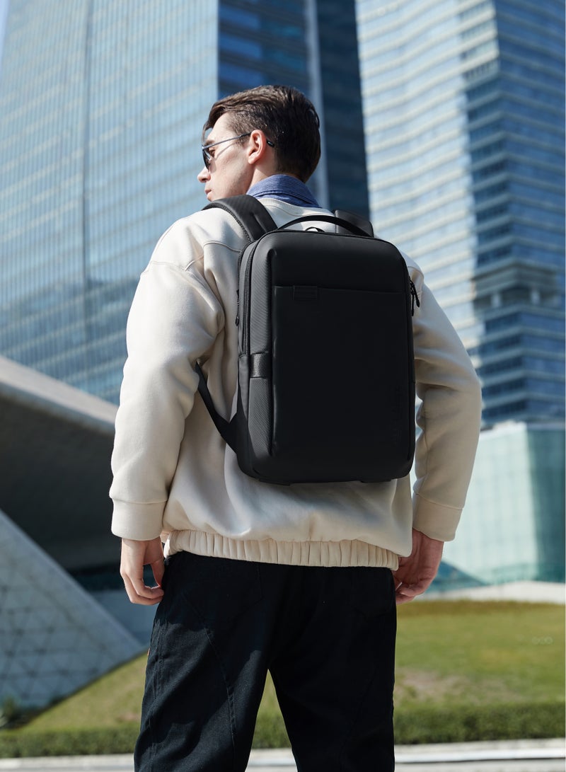 أركتيك هانتر شنطة ظهر للاب توب مقاومة للماء للجنسين 15.6 بوصة من البوليستر حقيبة كتف للسفر حقيبة ظهر للرجال والنساء اركتيك هانتر B00574 - اسود - Image 3