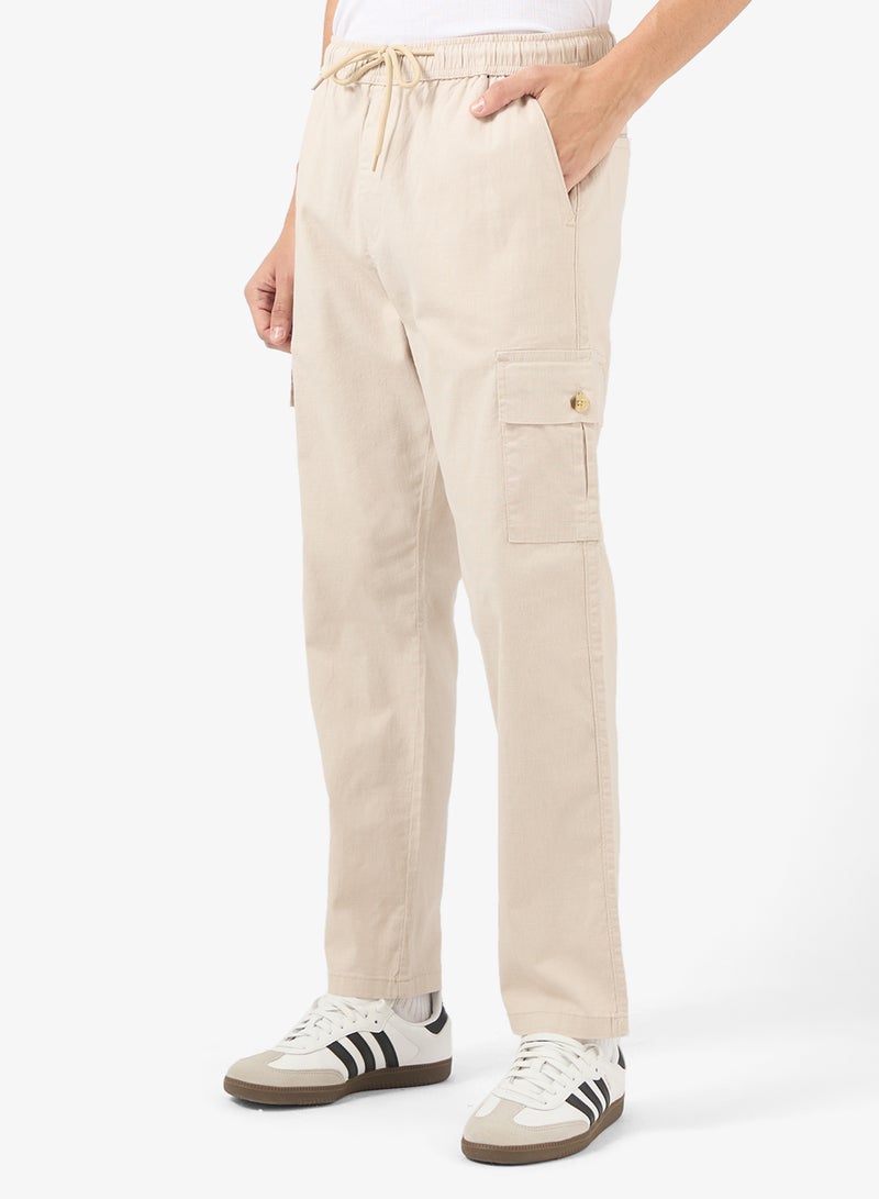 سفنتي فايف بنطلون كارجو بقصة ضيقة - Image 1